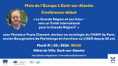 [Conférence-débat] « La Grande Région et son futur – vers un Traité international pour la Grande Région? »  - 31/03/2026